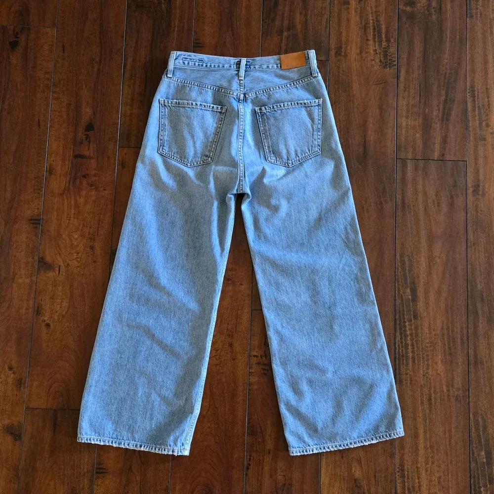 Citizens Of Humanity Sacha High Rise Wide Leg Button Fly Jean in Promise Size 26 - Picture 6 of 16